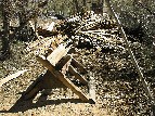 Wood Cuttings for the Old Steam Sauna - Teresa Seitz