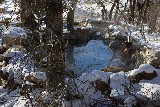 Apple Tree Pools in winter snow - Doug Bates