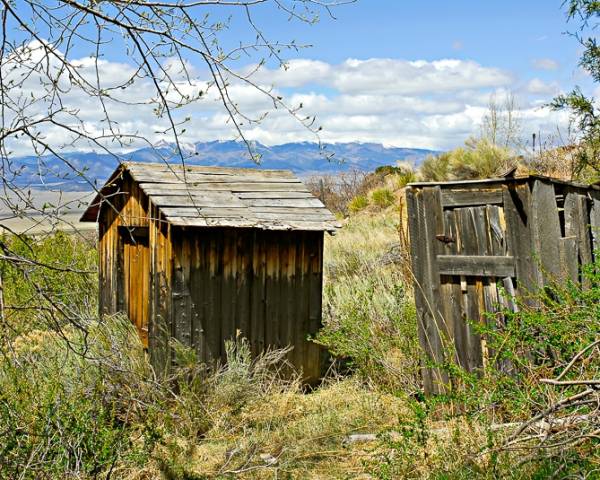 Old Outhouse beside Oak House
