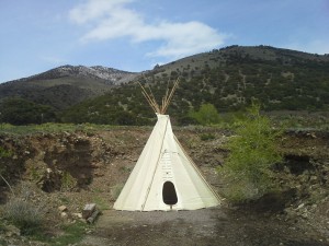 Teepee for Massage